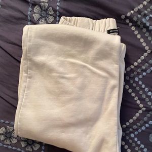 white brandy Melville sweatpants